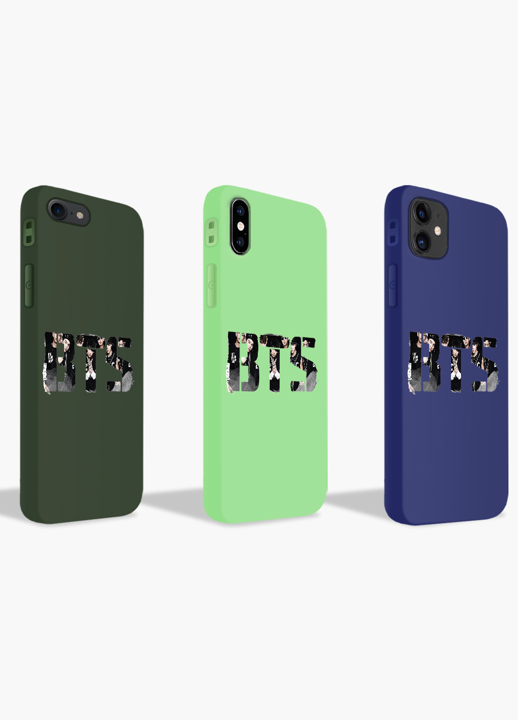 Чехол силиконовый Apple Iphone X БТС (BTS) (6129-1101) MobiPrint (219357412)