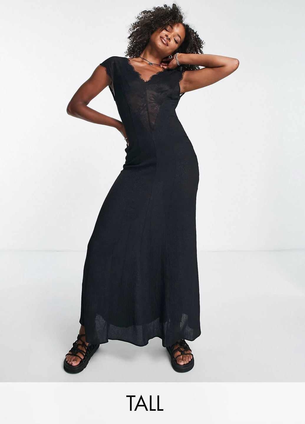 Черное платье Topshop