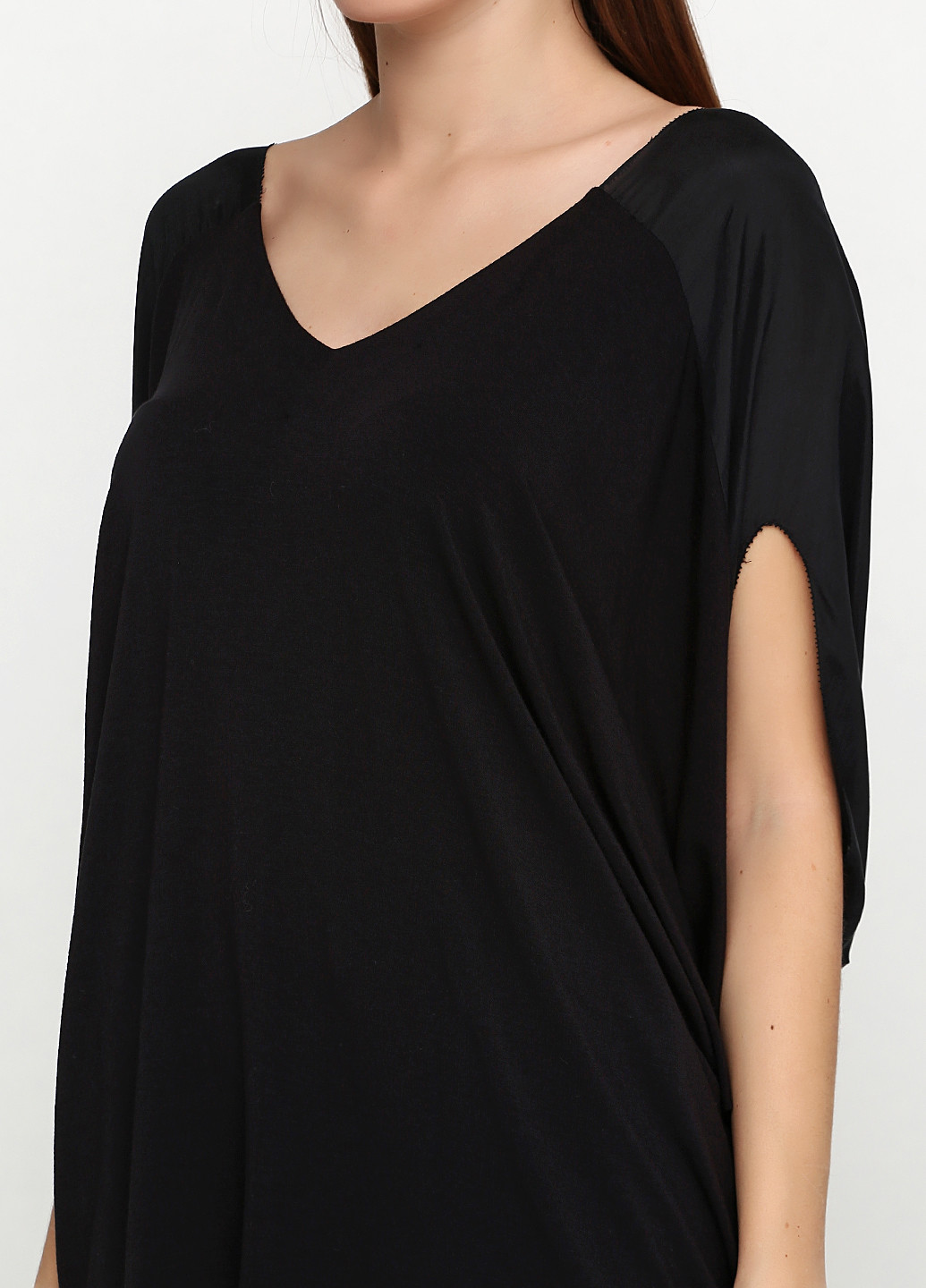 Черная летняя блуза By Malene Birger