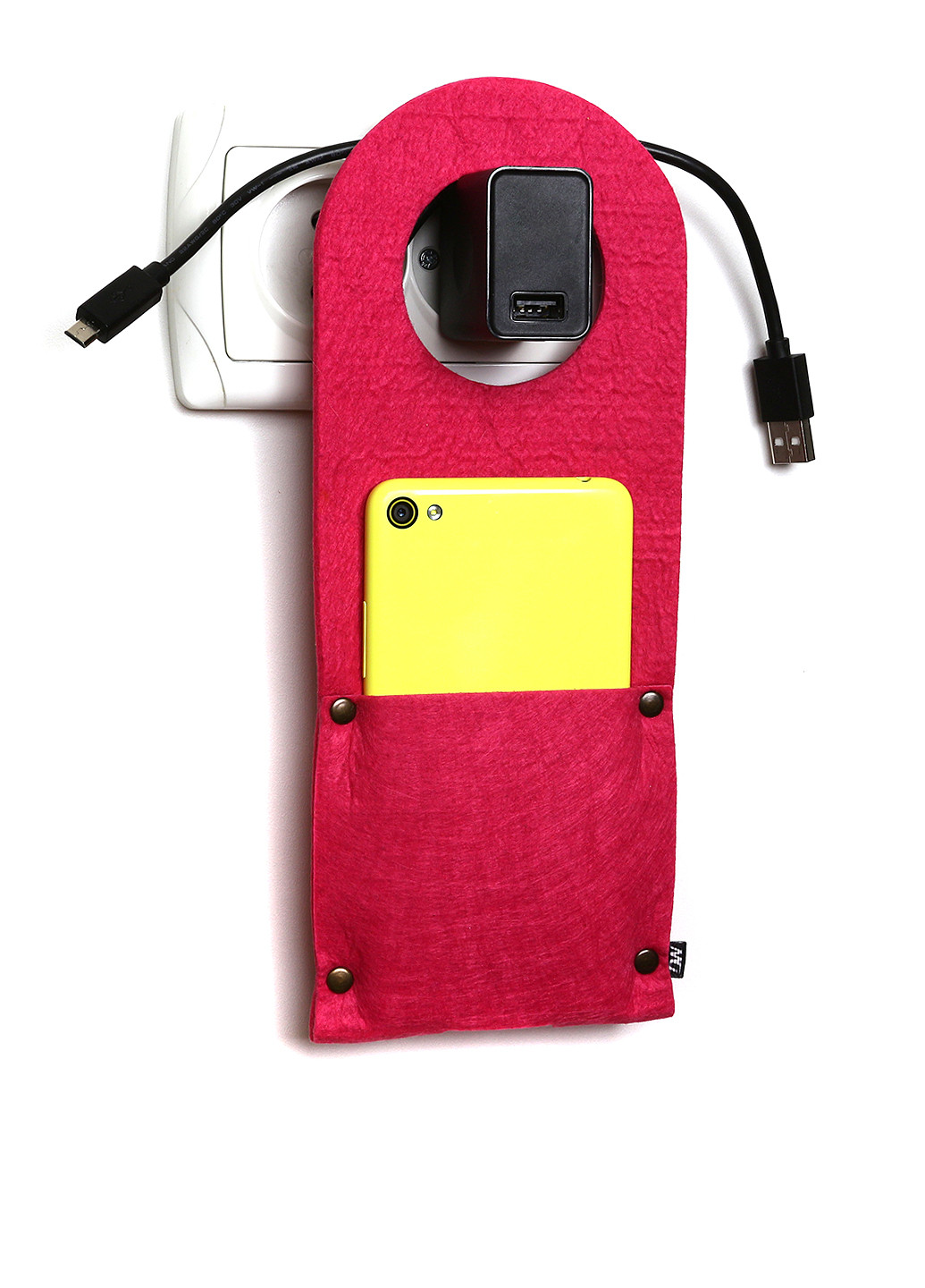 Карман для зарядки телефона на заклепке Digital Wool (25129411)
