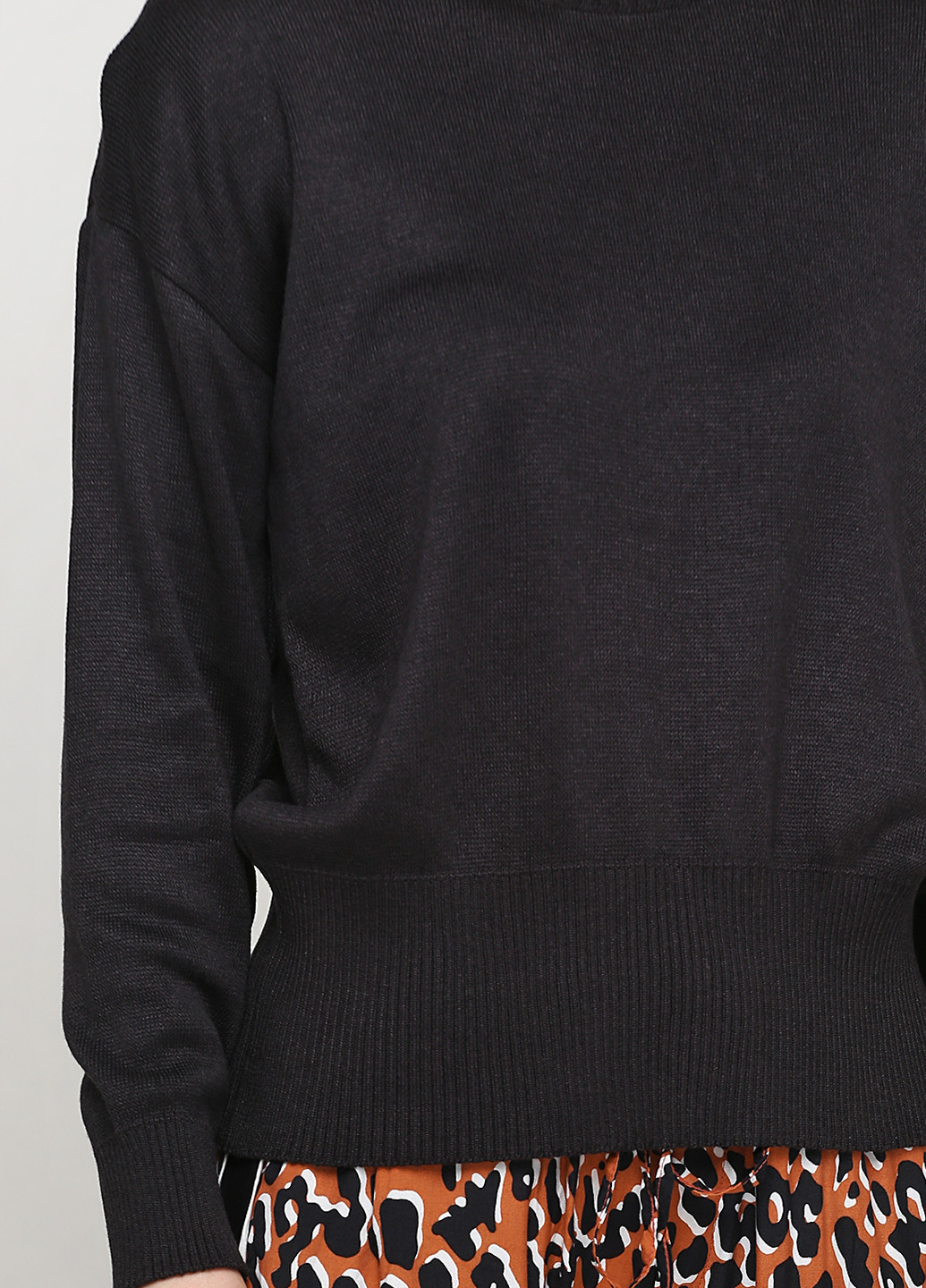 Темно-серый демисезонный свитер джемпер Only Women