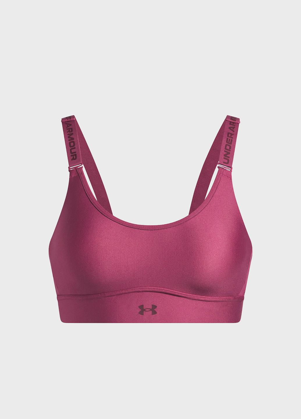 Малиновий топ бюстгальтер Under Armour без кісточок поліестер