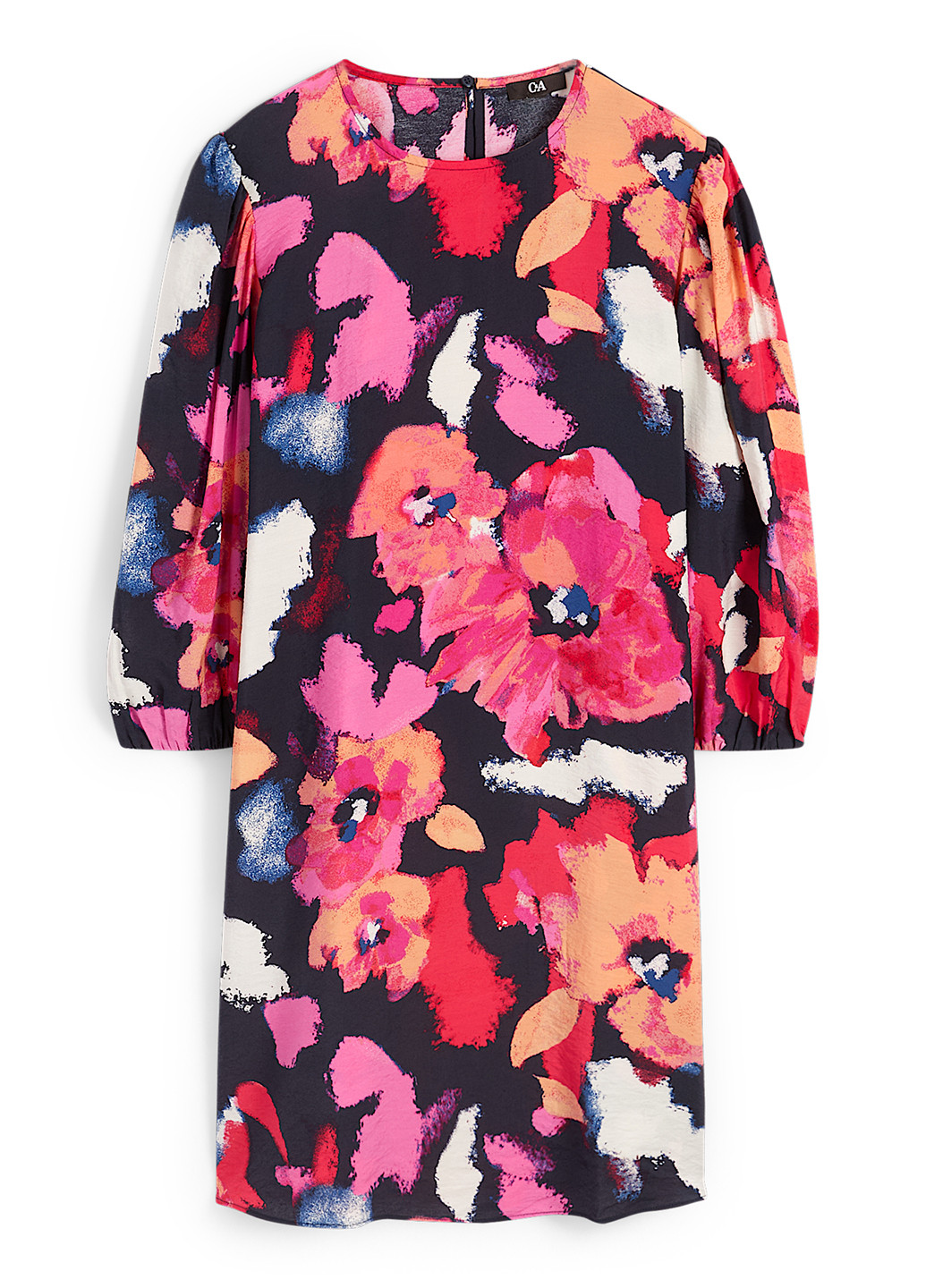 Комбинированное кэжуал платье C&A с цветочным принтом