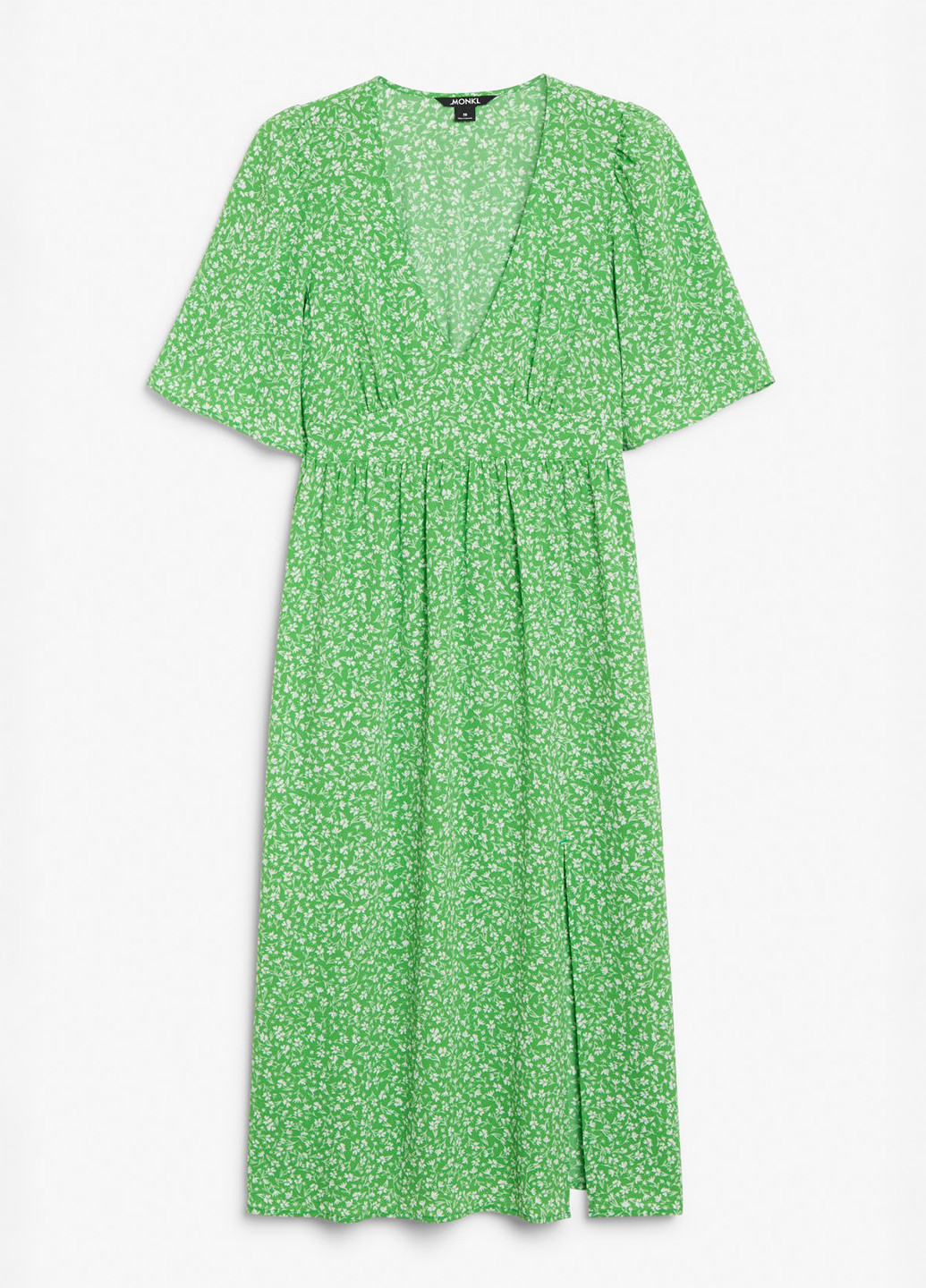 Зеленое кэжуал платье Monki с цветочным принтом