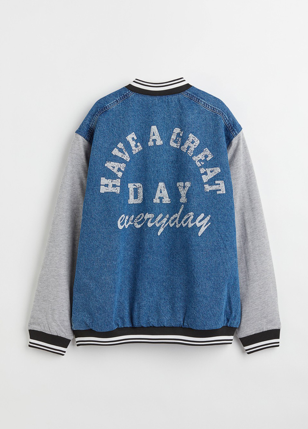 Бомбер H&M бейсбольный на кнопках (322376032)