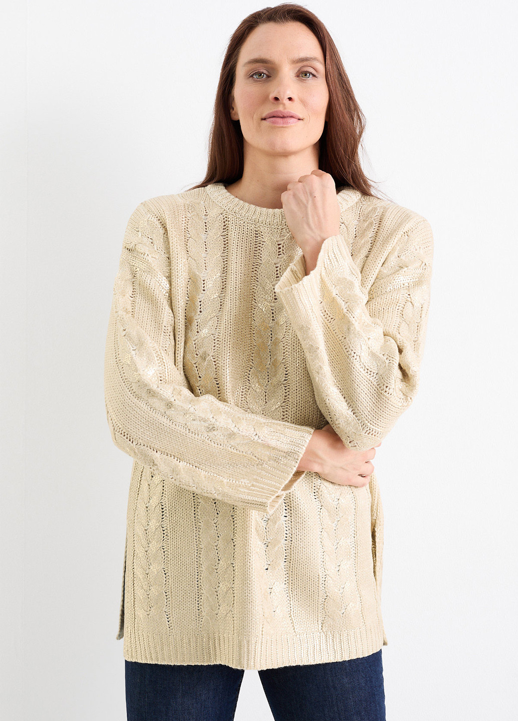 Бежевый демисезонный джемпер джемпер C&A