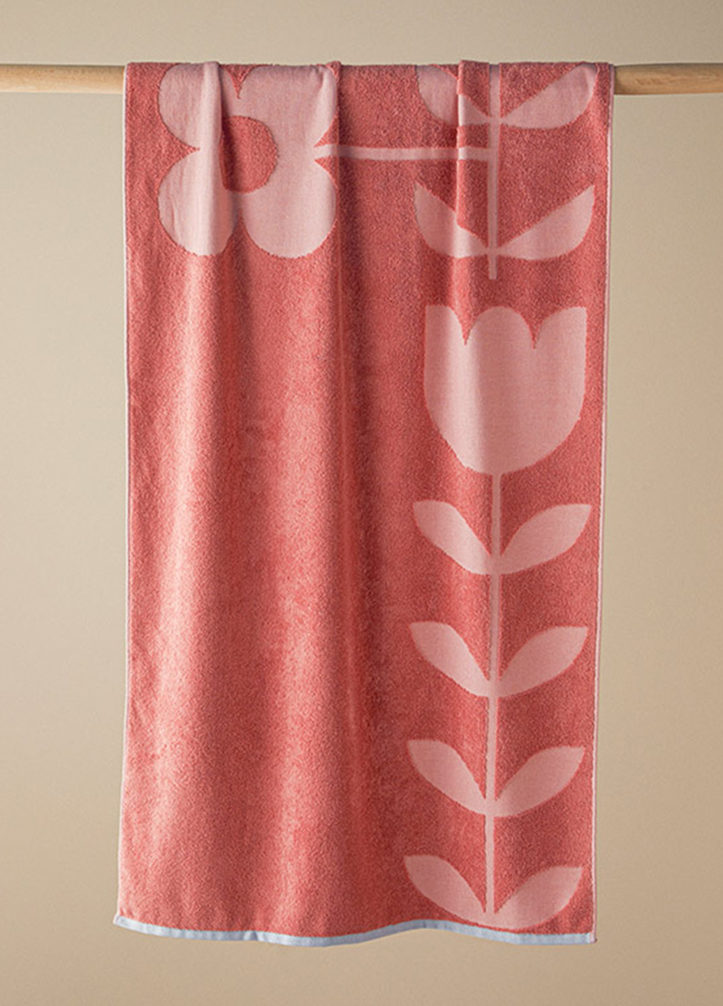 English Home рушник, 70х140 см однотонний рожевий виробництво - Туреччина