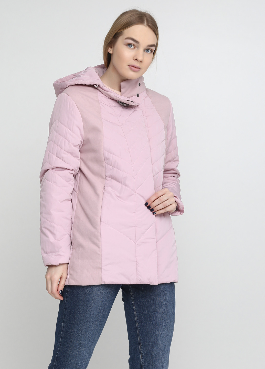 Блідо-рожева демісезонна куртка FineBabyCat