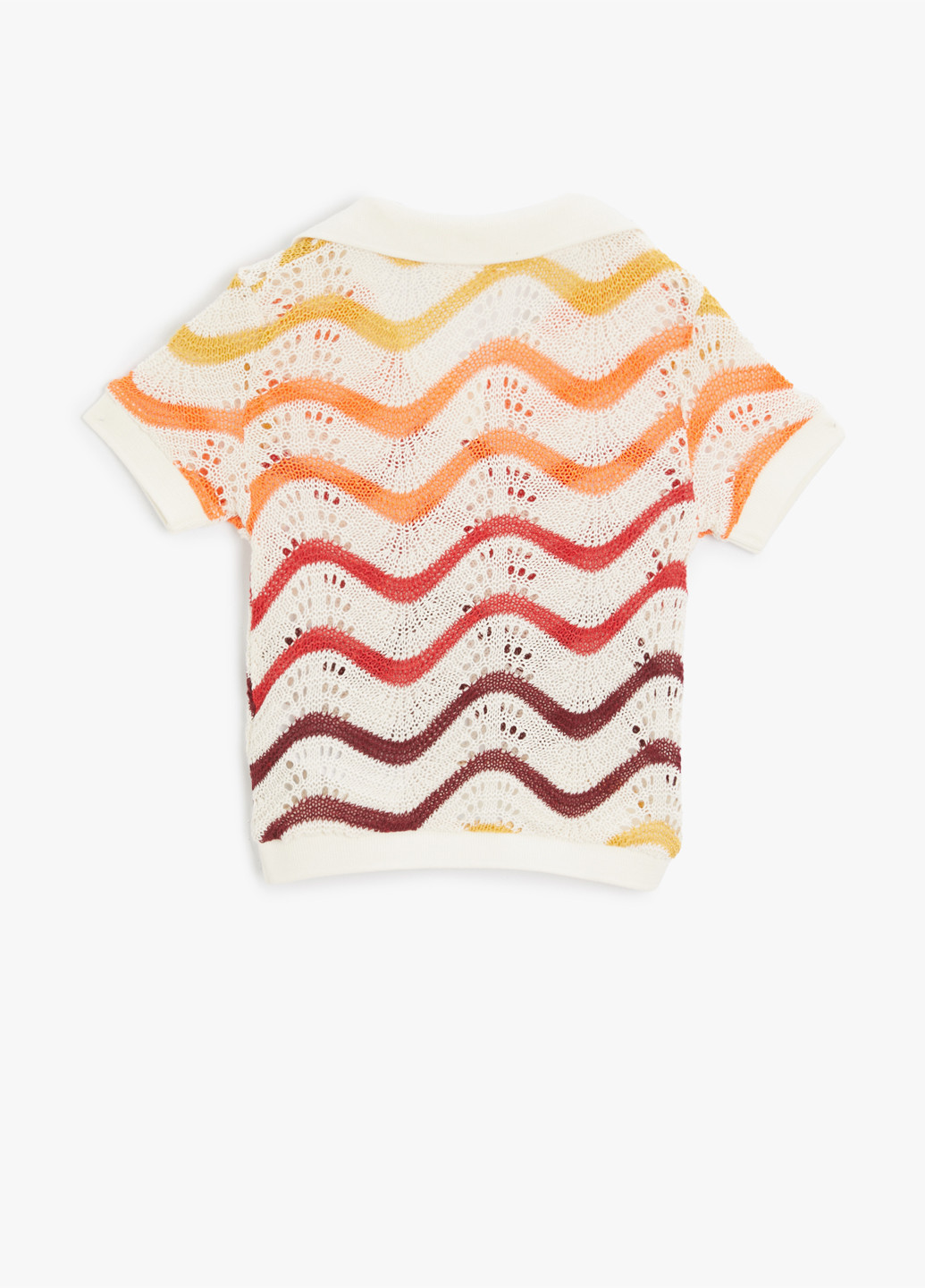 Цветная детская футболка-поло для девочки KOTON однотонная