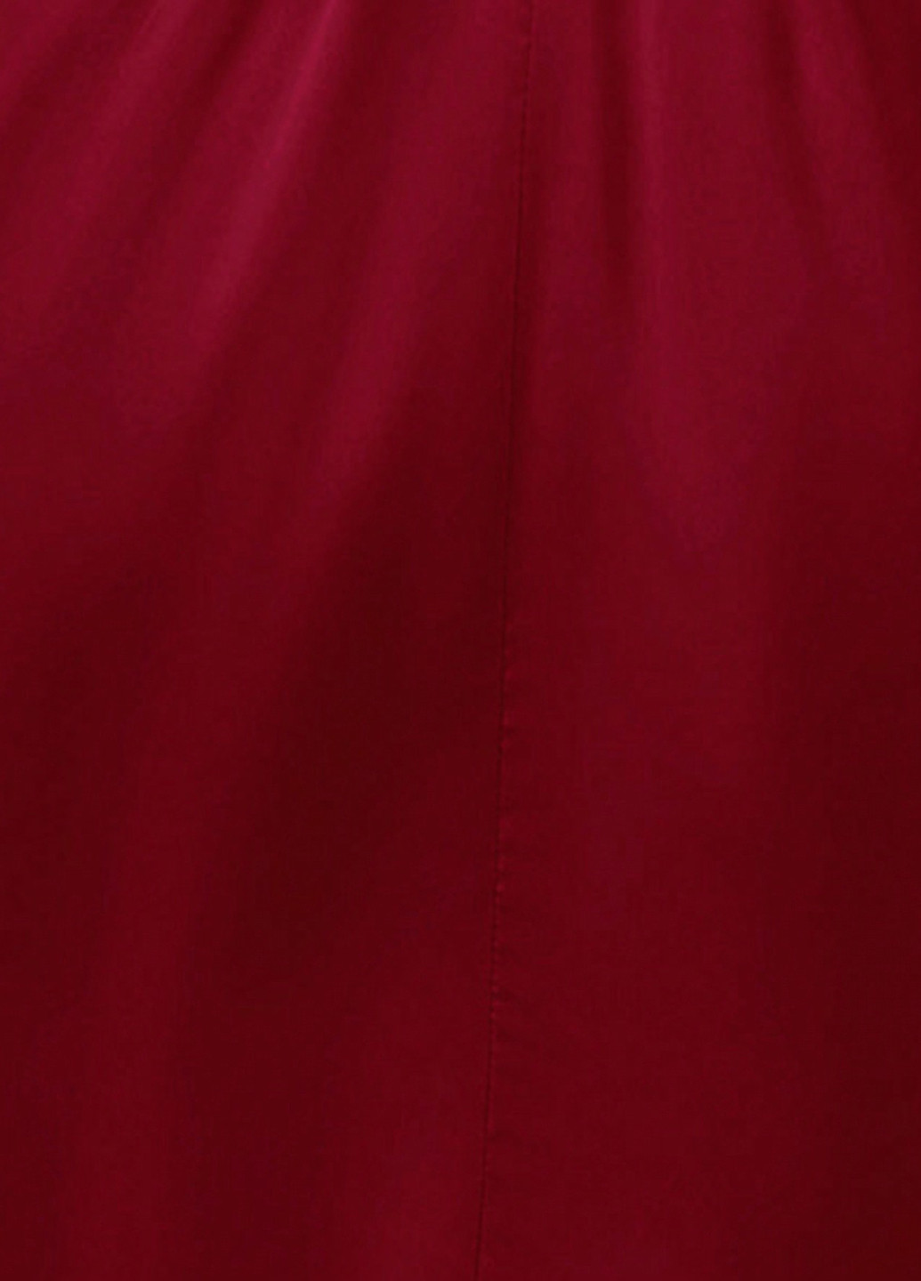 Бордовое кэжуал платье клеш SHEIN однотонное