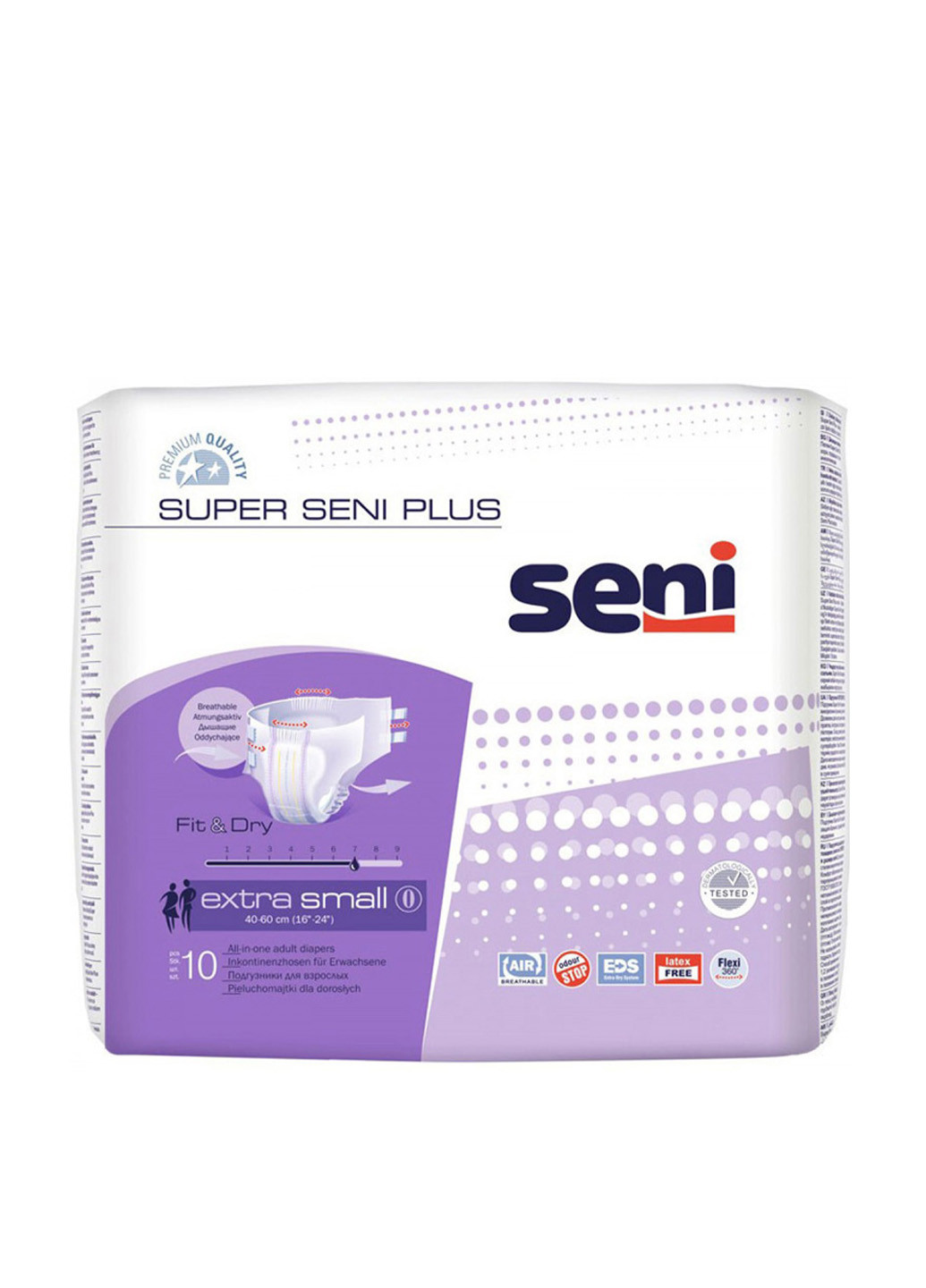 Підгузки для дорослих Super Plus Extra Small "0" (10 шт.) Seni (79335992)