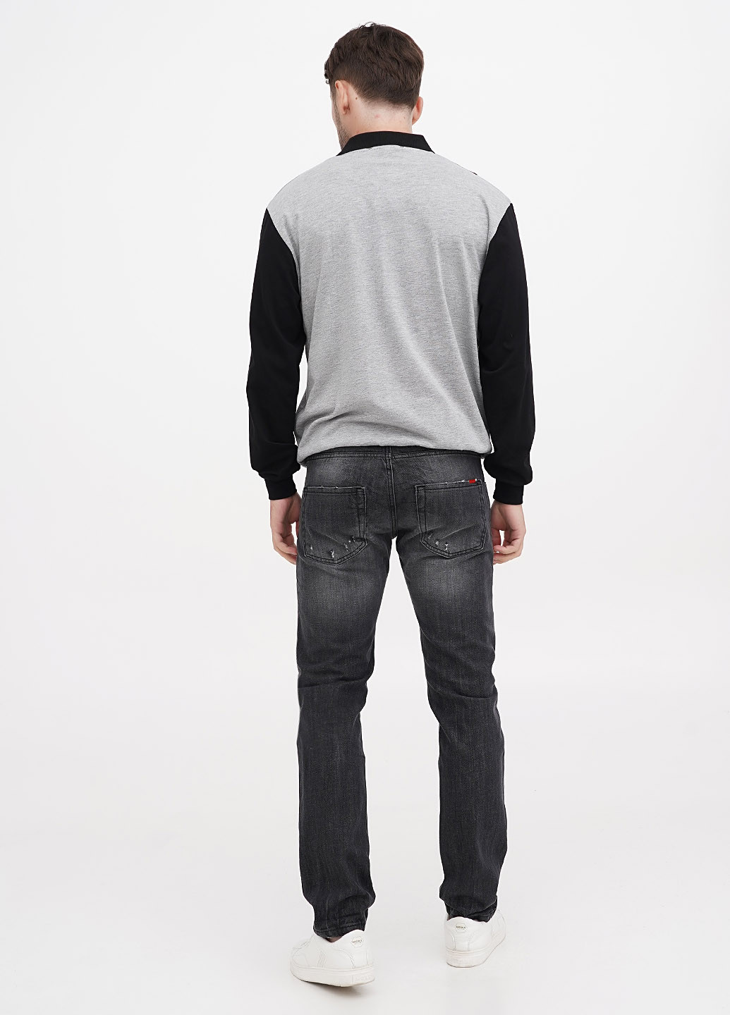 Серые демисезонные прямые джинсы Liu Jo