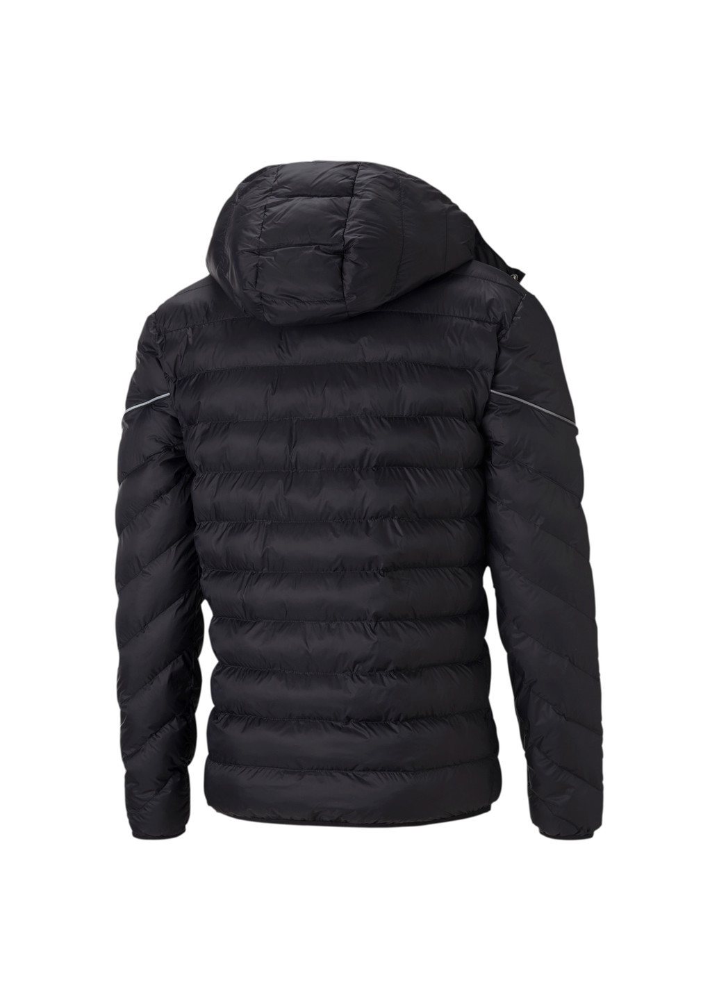 Чорна демісезонна куртка ferrari style mcs ecolite jkt Puma