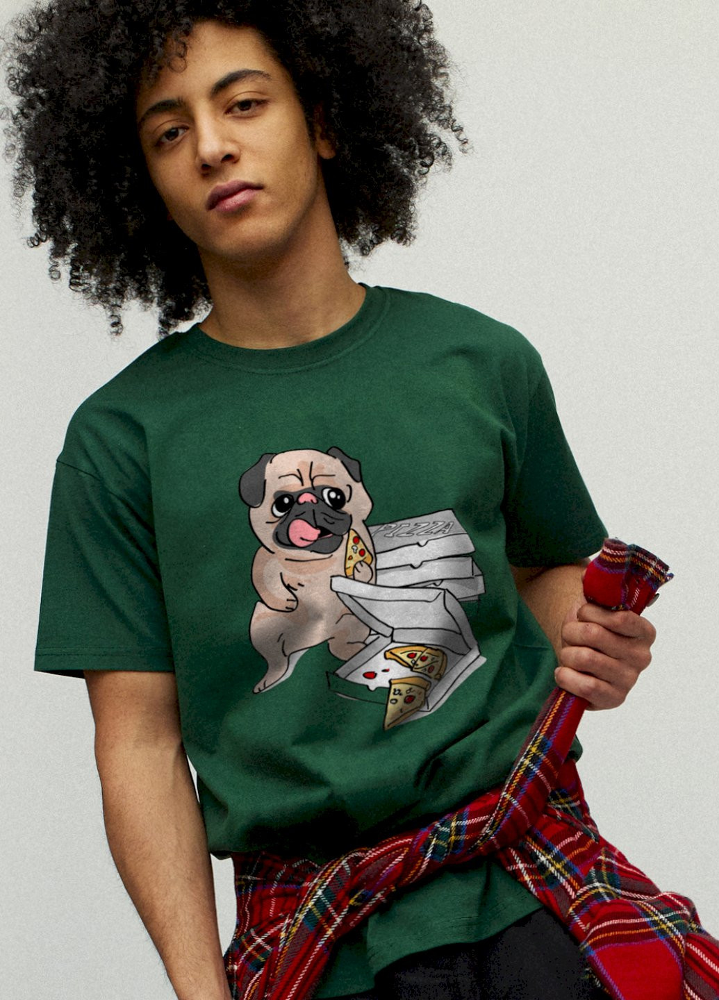 Темно-зелена футболка чоловіча YAPPI