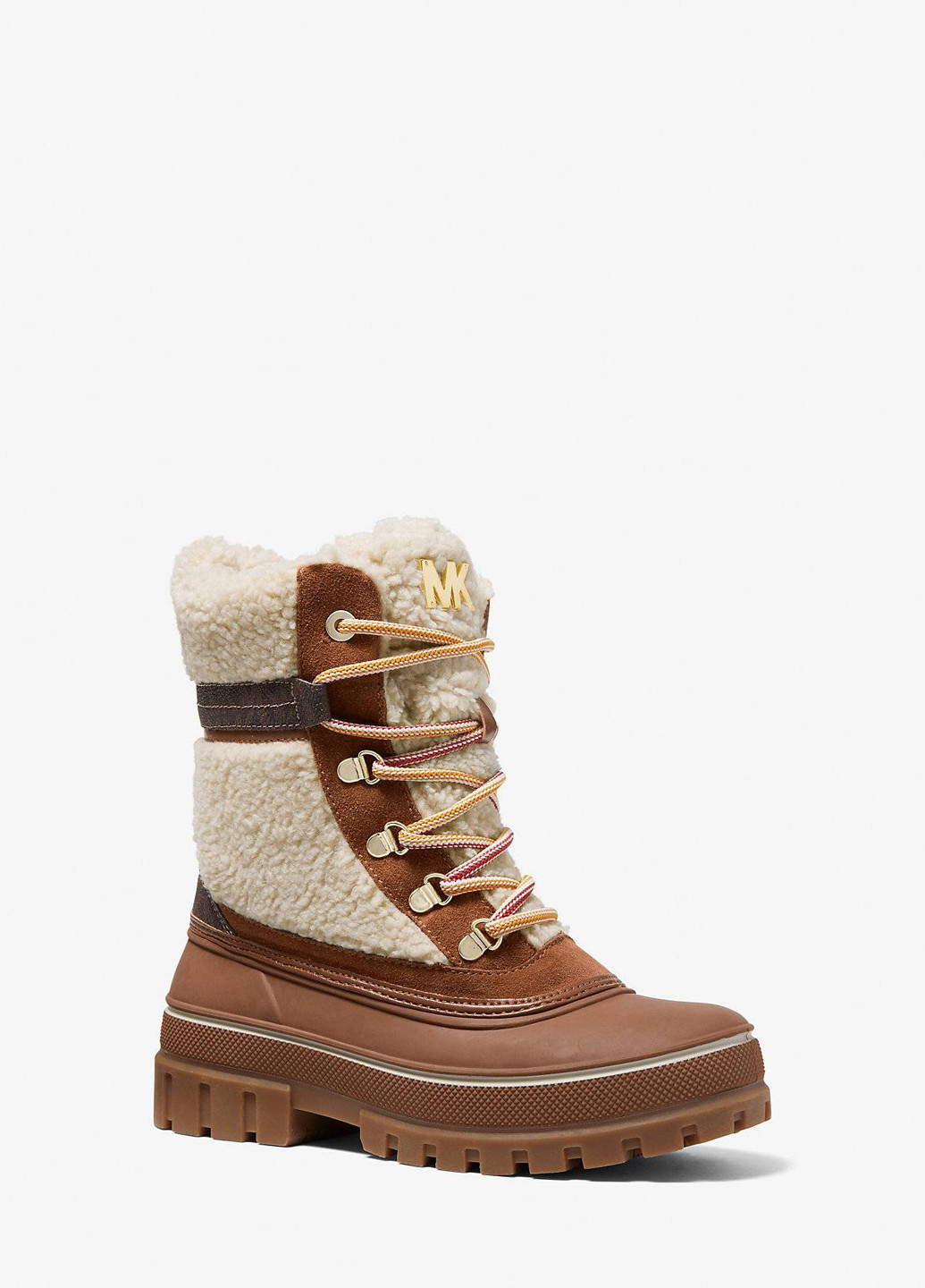 Осенние ботинки Michael Kors с мехом из натуральной замши, из искусственного меха