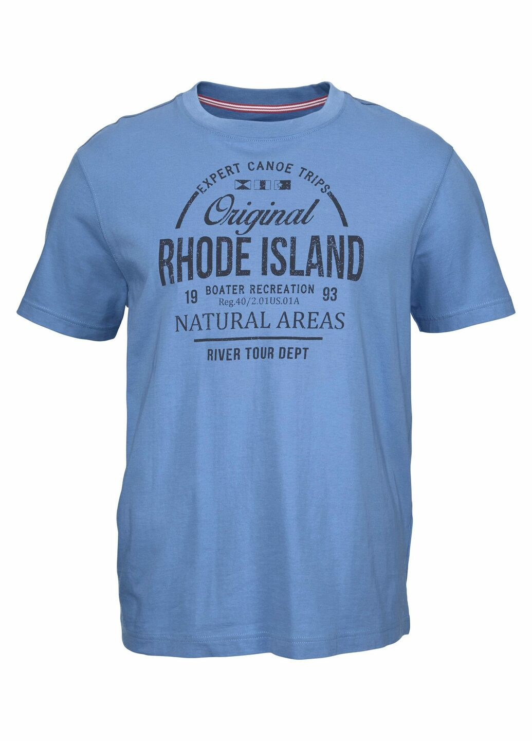Голубая футболка Rhode Island