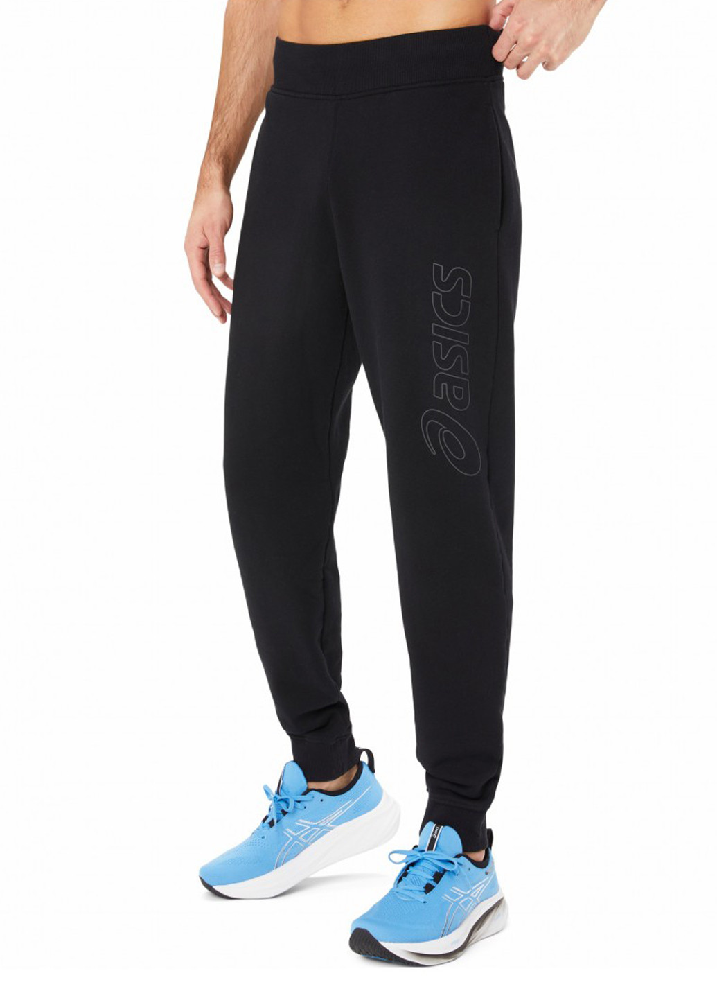 Черные спортивные демисезонные джоггеры брюки Asics
