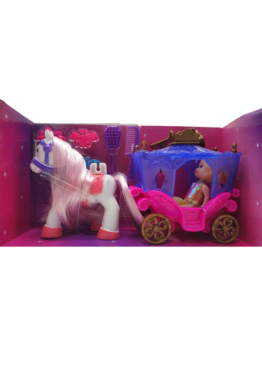 Детский игровой набор Карета с куклой с парикмахерским набором Вид 2 Bambi (255059265)