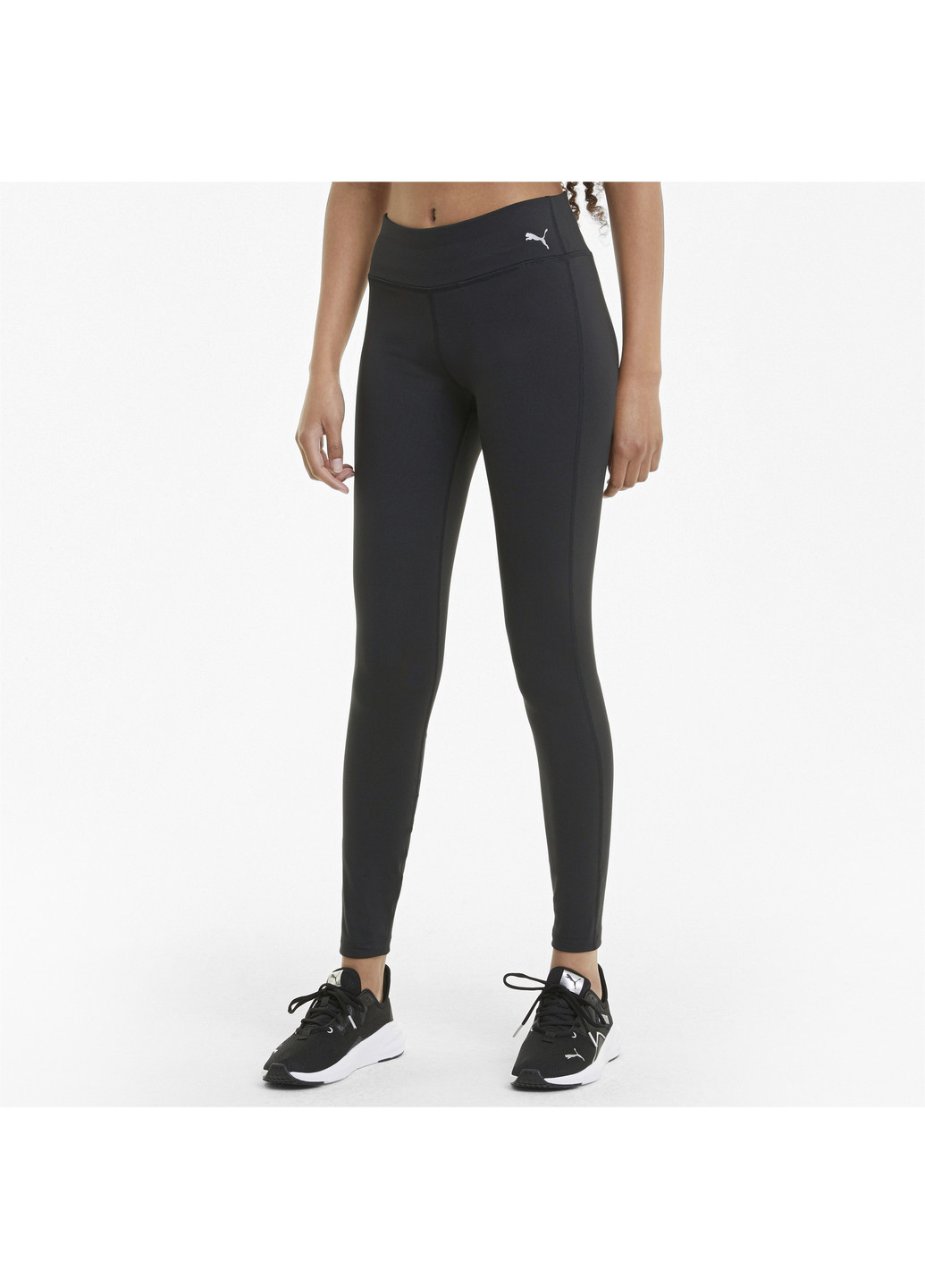 Черные летние легинсы performance full-length women's training leggings Puma