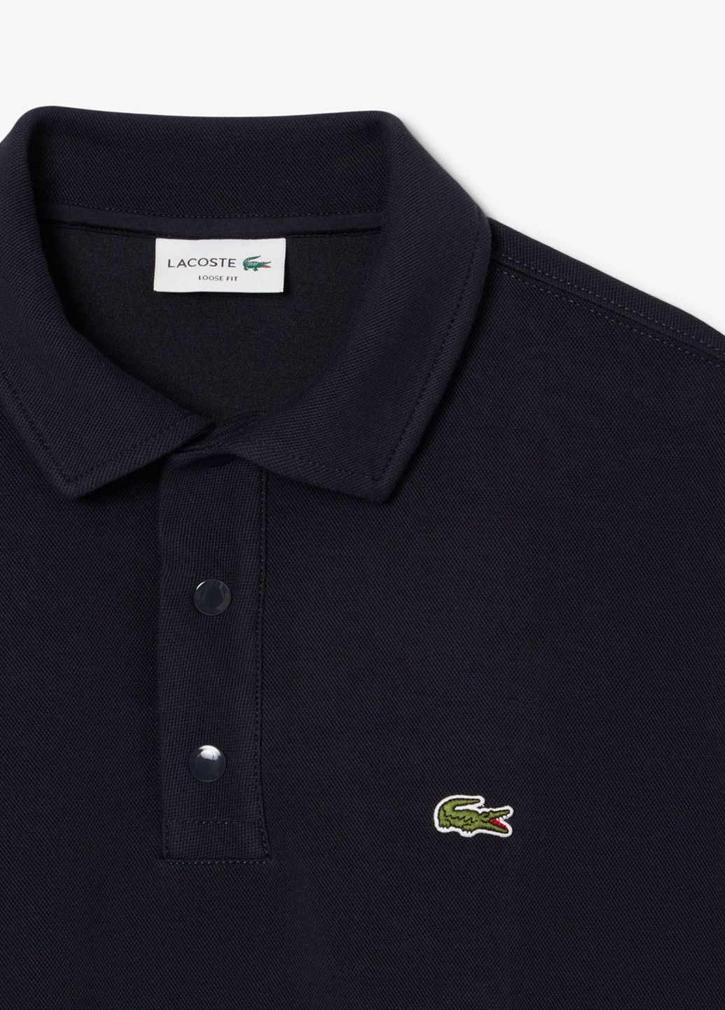 Индиго свитшот Lacoste однотонный нашивки (363619936)