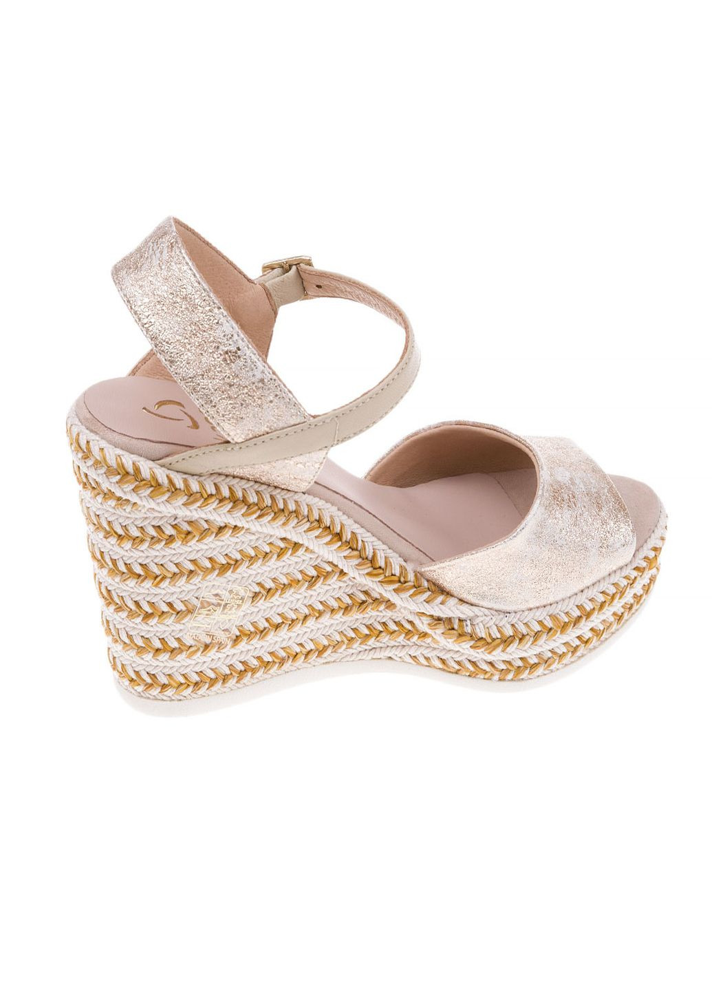 Золотые босоножки KANNA