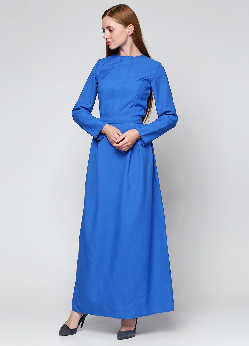 Синее кэжуал платье Podium