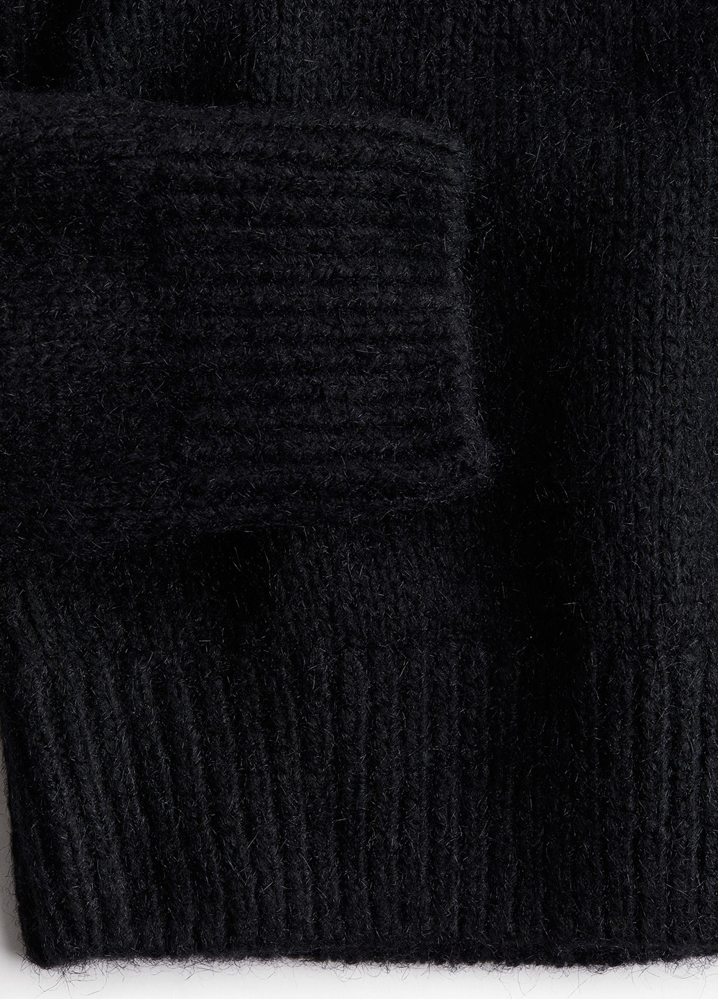 Черный зимний пуловер пуловер H&M