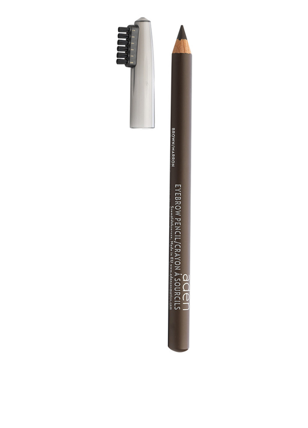 Олівець для брів з щіточкою (Brown), 1,14 gr Aden (157211035)