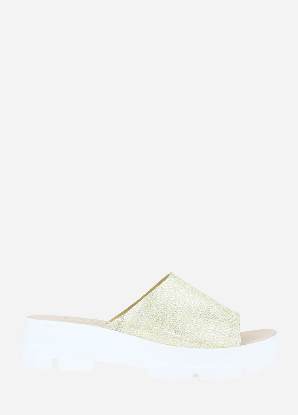 Желтые шлепанцы rv35 желтый-серебро Fabiani