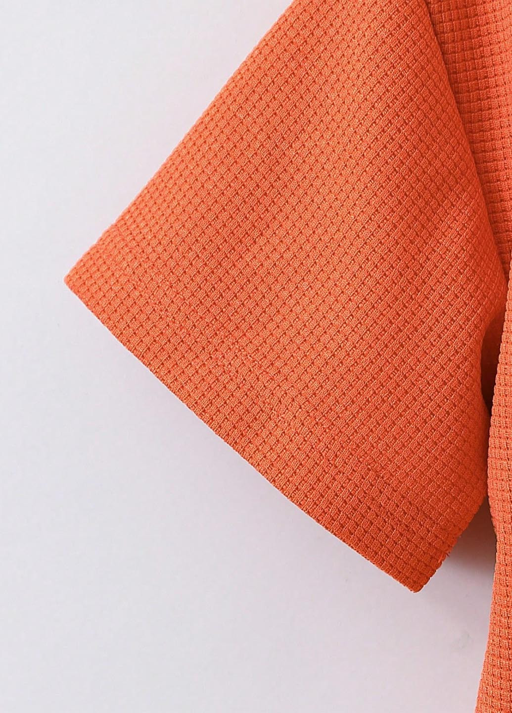 Помаранчевий літній костюм (футболка, шорти) з шортами SHEIN