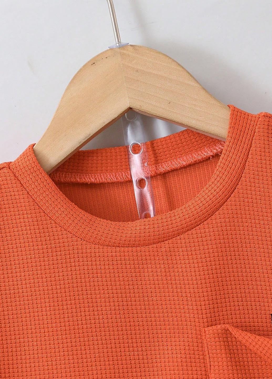 Помаранчевий літній костюм (футболка, шорти) з шортами SHEIN