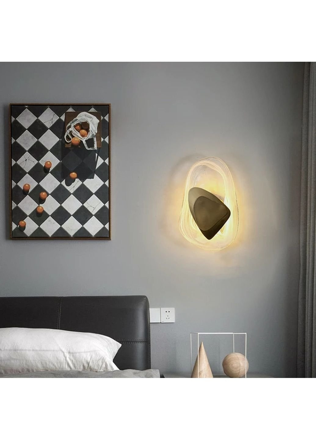 Бра настінна LED WCO-06-k Чорний 7х32х20 см. Sunnysky (253542116)