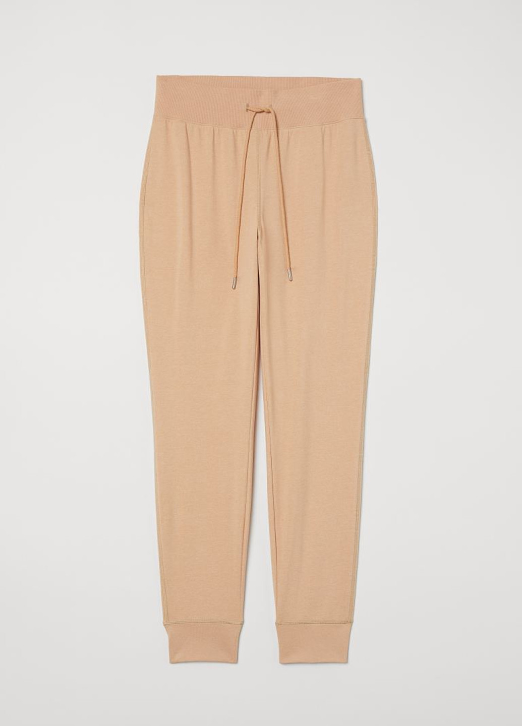 Персиковые демисезонные брюки H&M