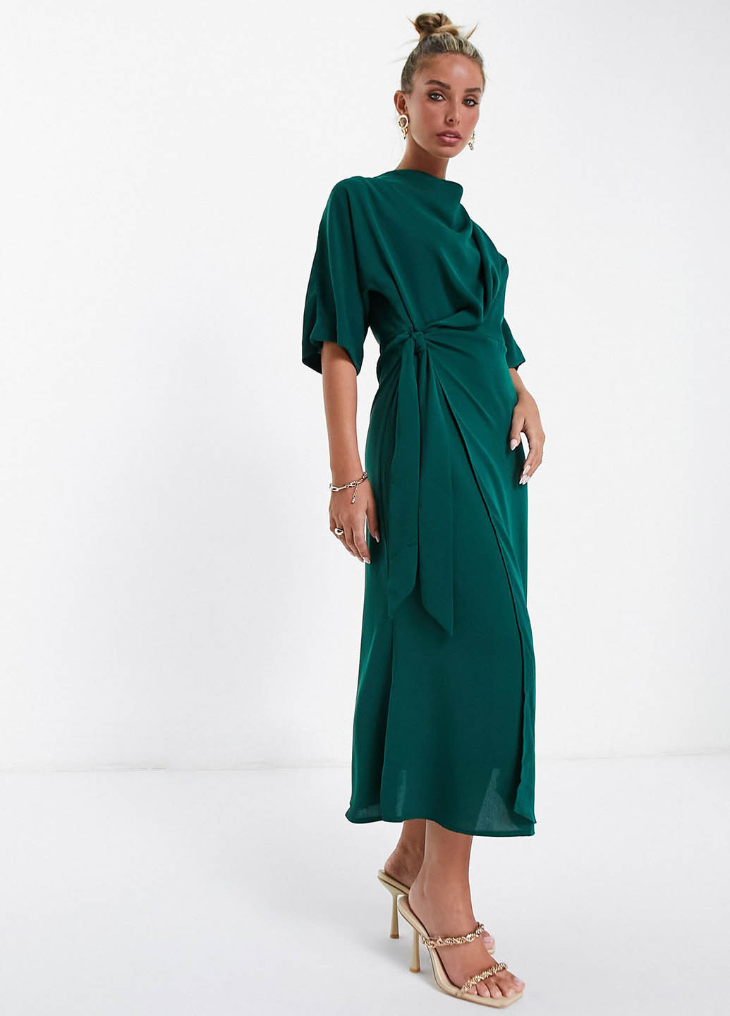 Зелена кежуал сукня Asos однотонна