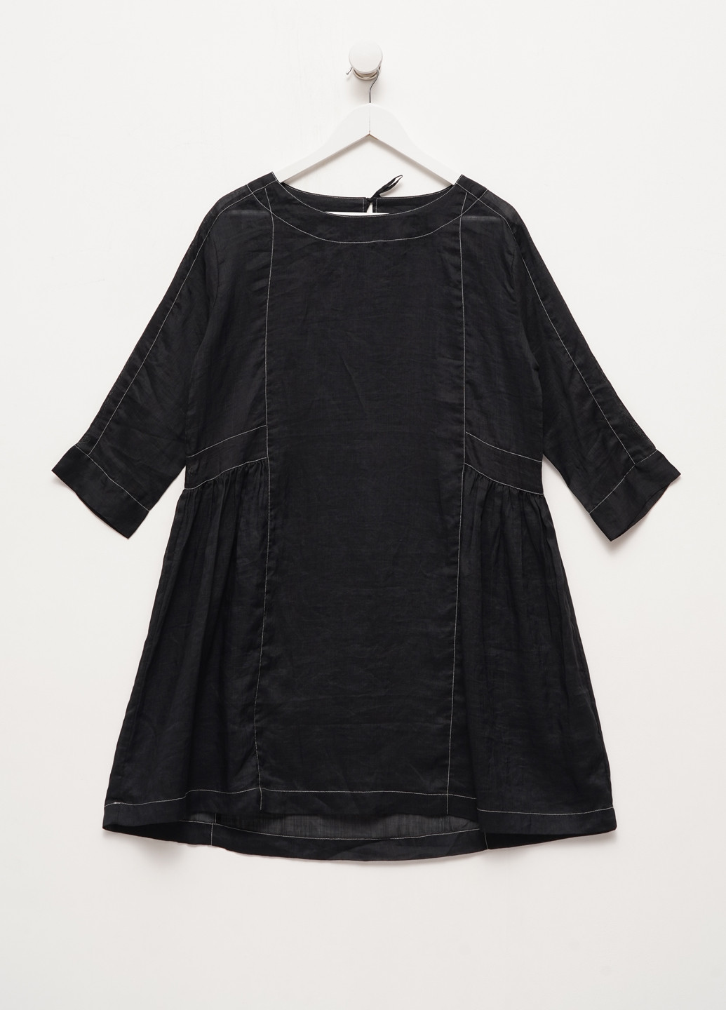 Черное кэжуал платье Masai однотонное