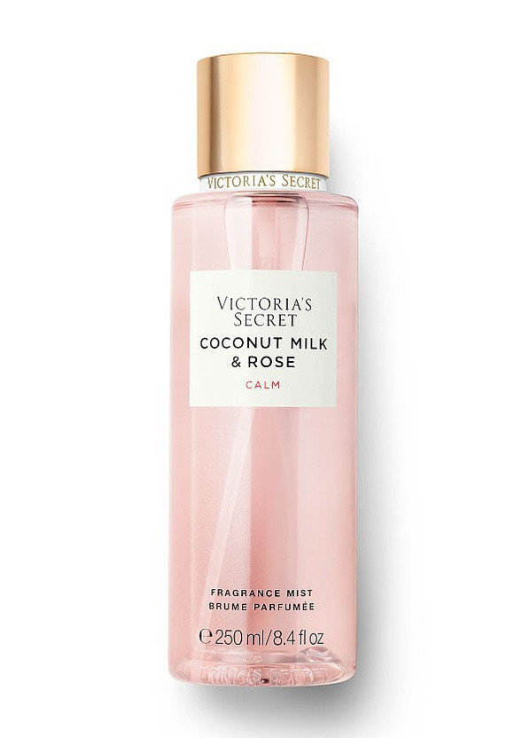 Парфюмированный спрей для тела Coconut Milk & Rose Calm Fragrance Mist, 250 мл Victoria's Secret (255346913)