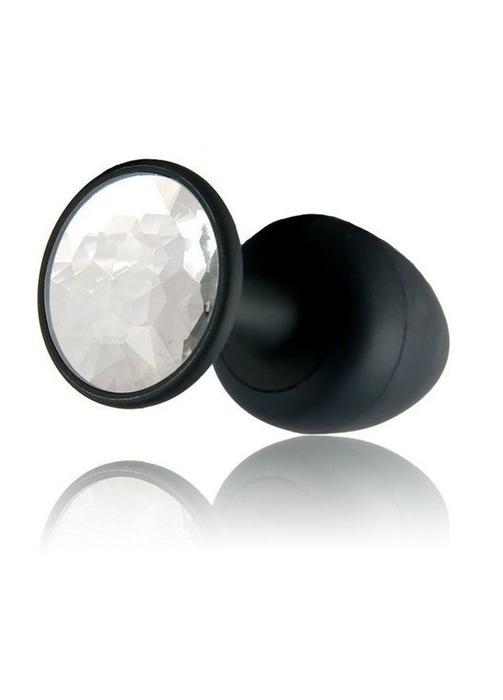 Анальная пробка Geisha Plug Diamond M с шариком внутри, создает вибрации, макс. диаметр 3,2см Dorcel (254953862)