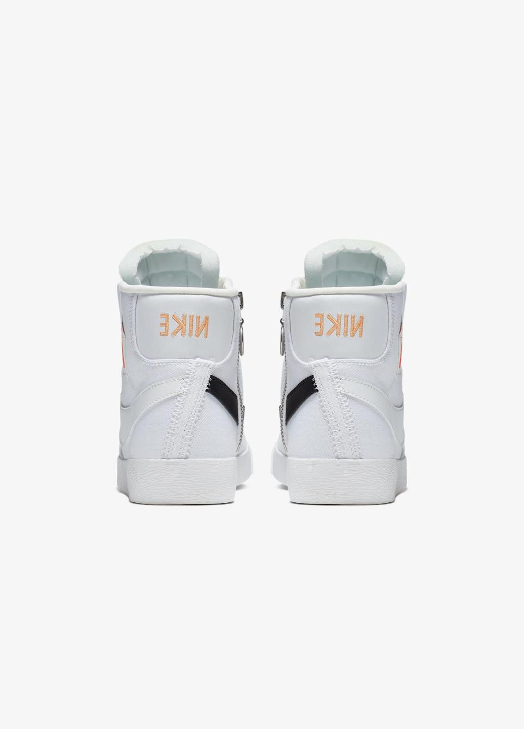 Кроссовки BQ4022-102 Nike W BLAZER MID REBEL белые демисезоны (317235524)