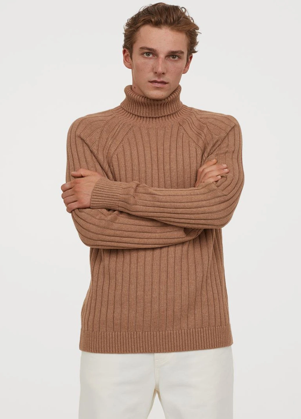 Темно-бежевий демісезонний светр H&M