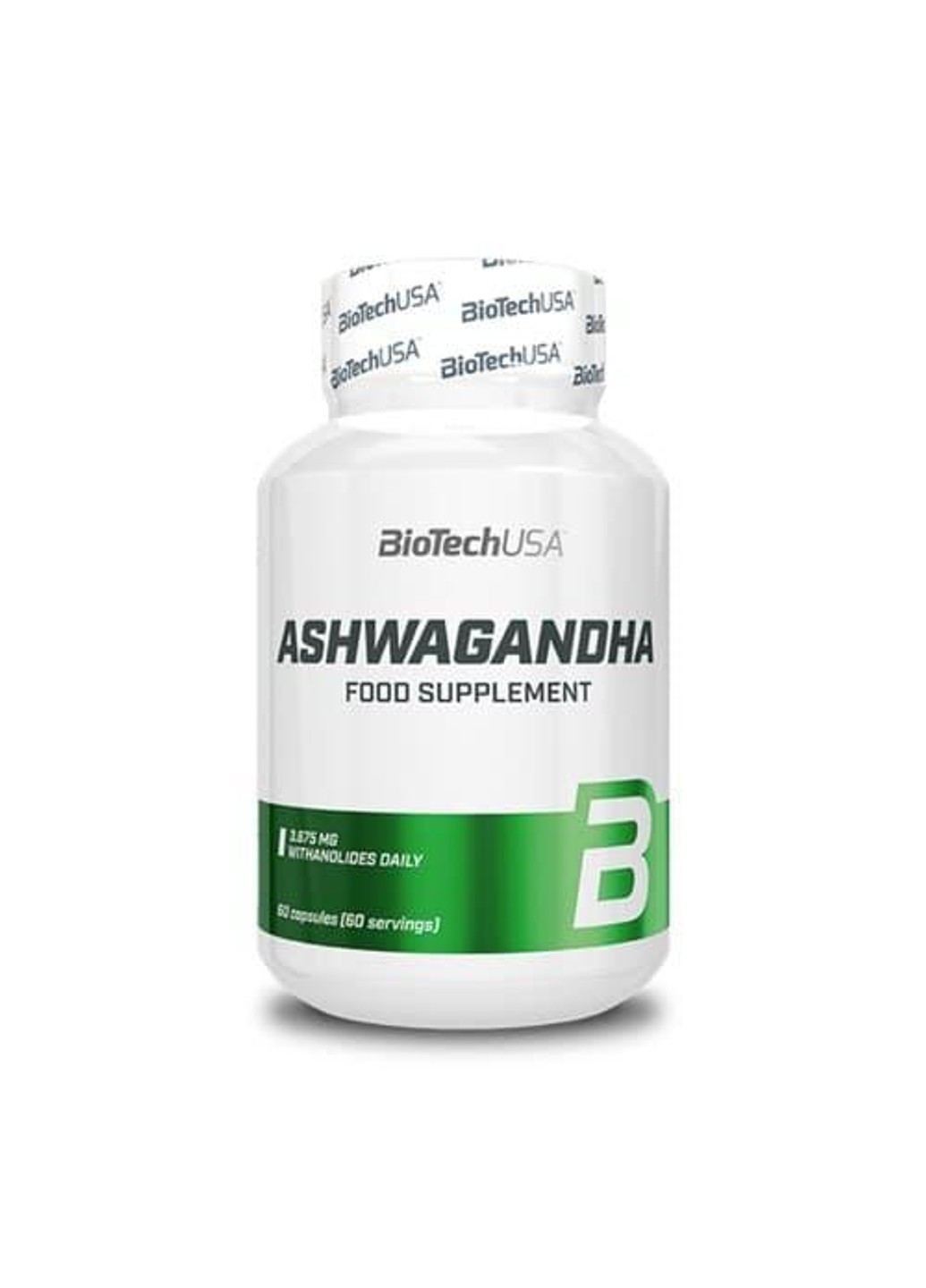 Ашваганда Biotech Ashwagandha (60 капсул) біотеч Biotechusa (255407597)