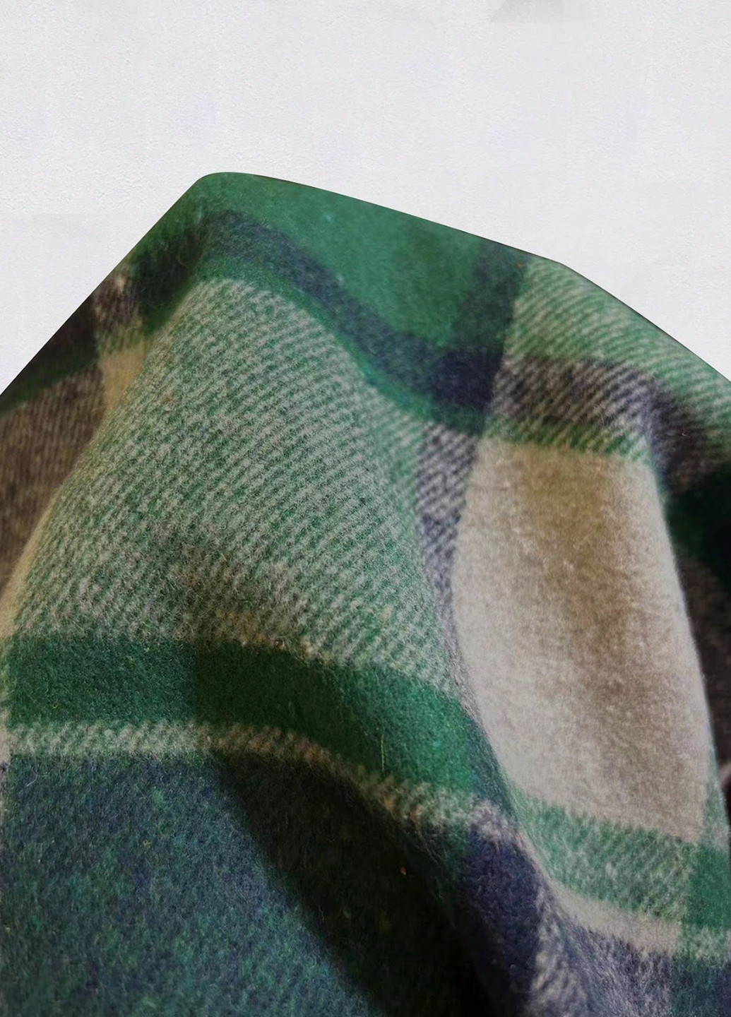 Комбіноване демісезонне Пальто двобортне SHEIN