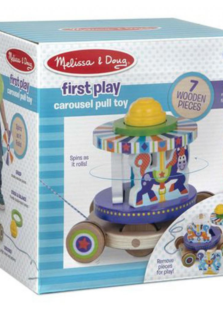 Развивающая игрушка Первая деревянная игрушка Карусель (MD13616) Melissa&Doug (254068834)