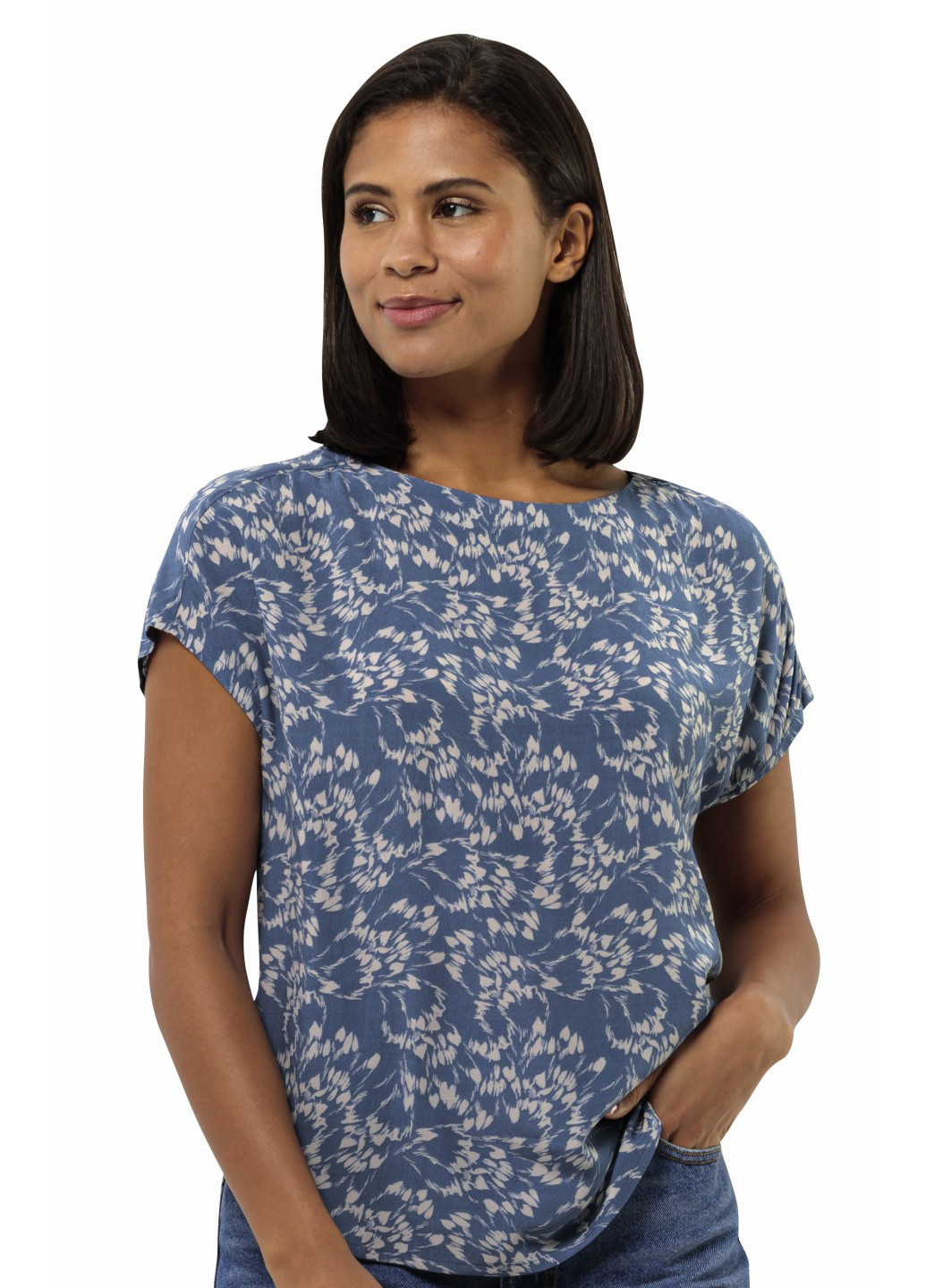 Синіти блуза Jack Wolfskin SOMMERWIESE T W