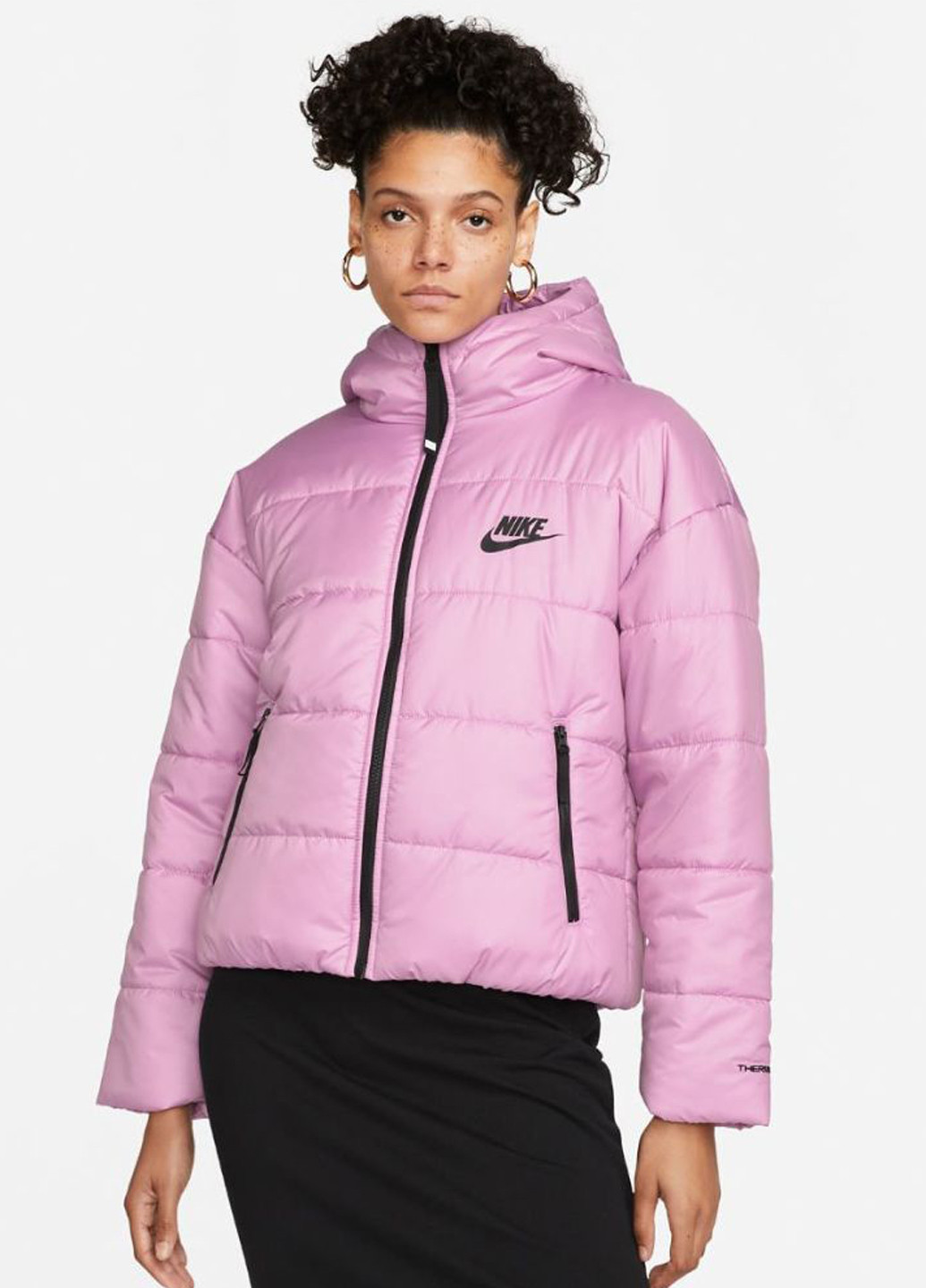 Сиреневая демисезонная куртка dx1797-522 Nike W NSW SYN TF RPL HD JKT