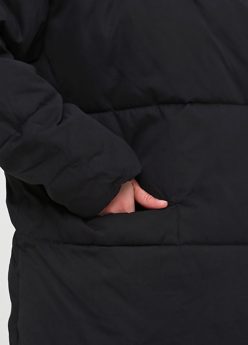 Черная зимняя куртка Monki