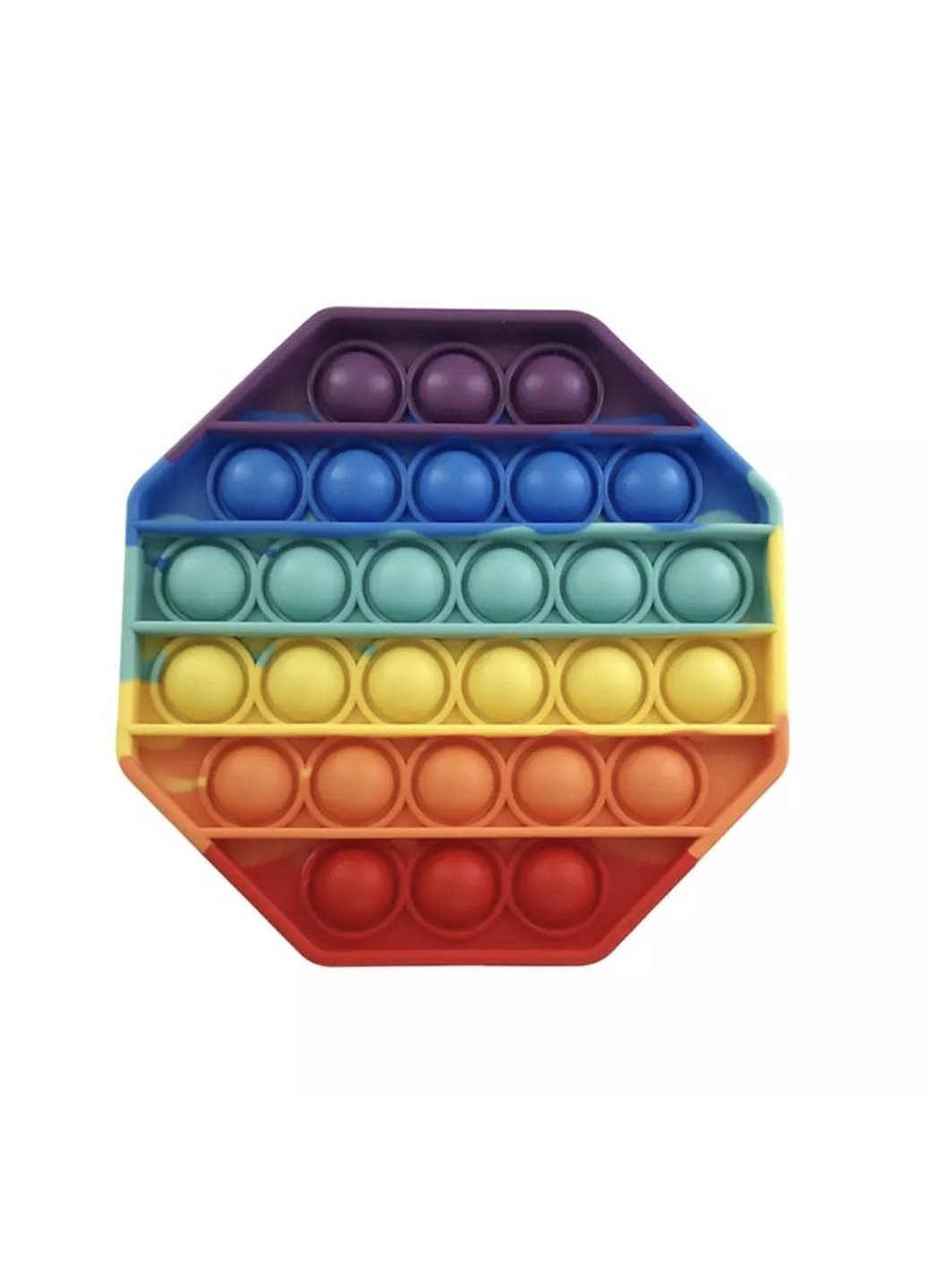 Антистрес іграшка Pop It Кутник пухирець веселка 5012 Power (254416843)