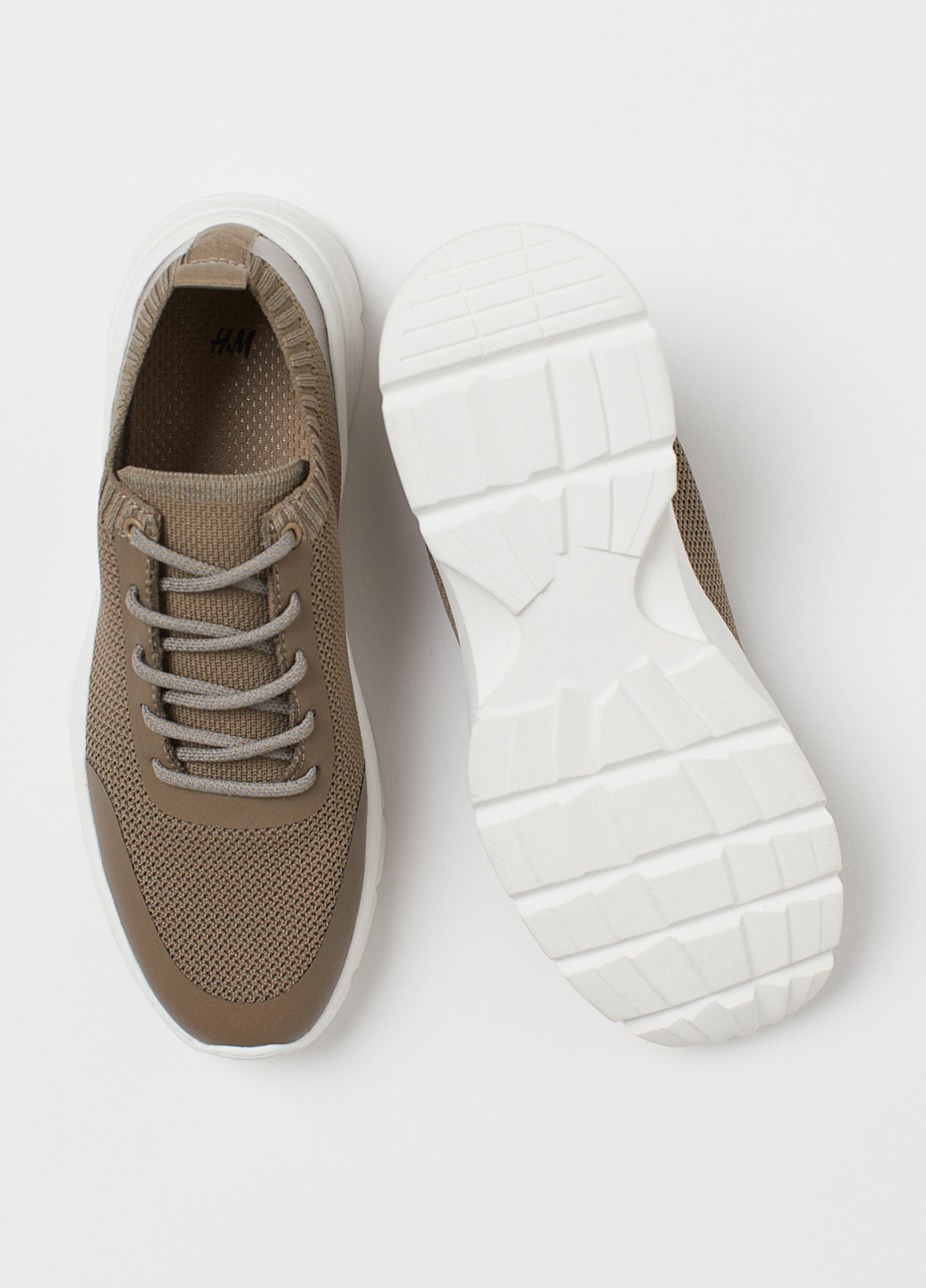 Світло-коричневі осінні кросівки H&M