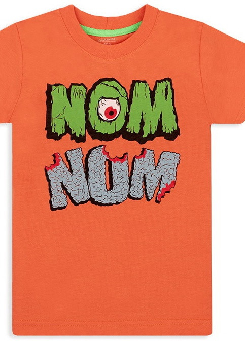 Оранжевая летняя детская футболка для мальчика *чувачки* Габби