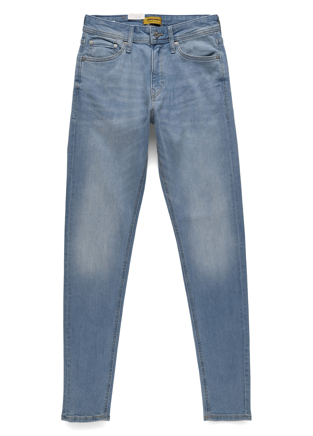 Голубые демисезонные зауженные джинсы Jack & Jones