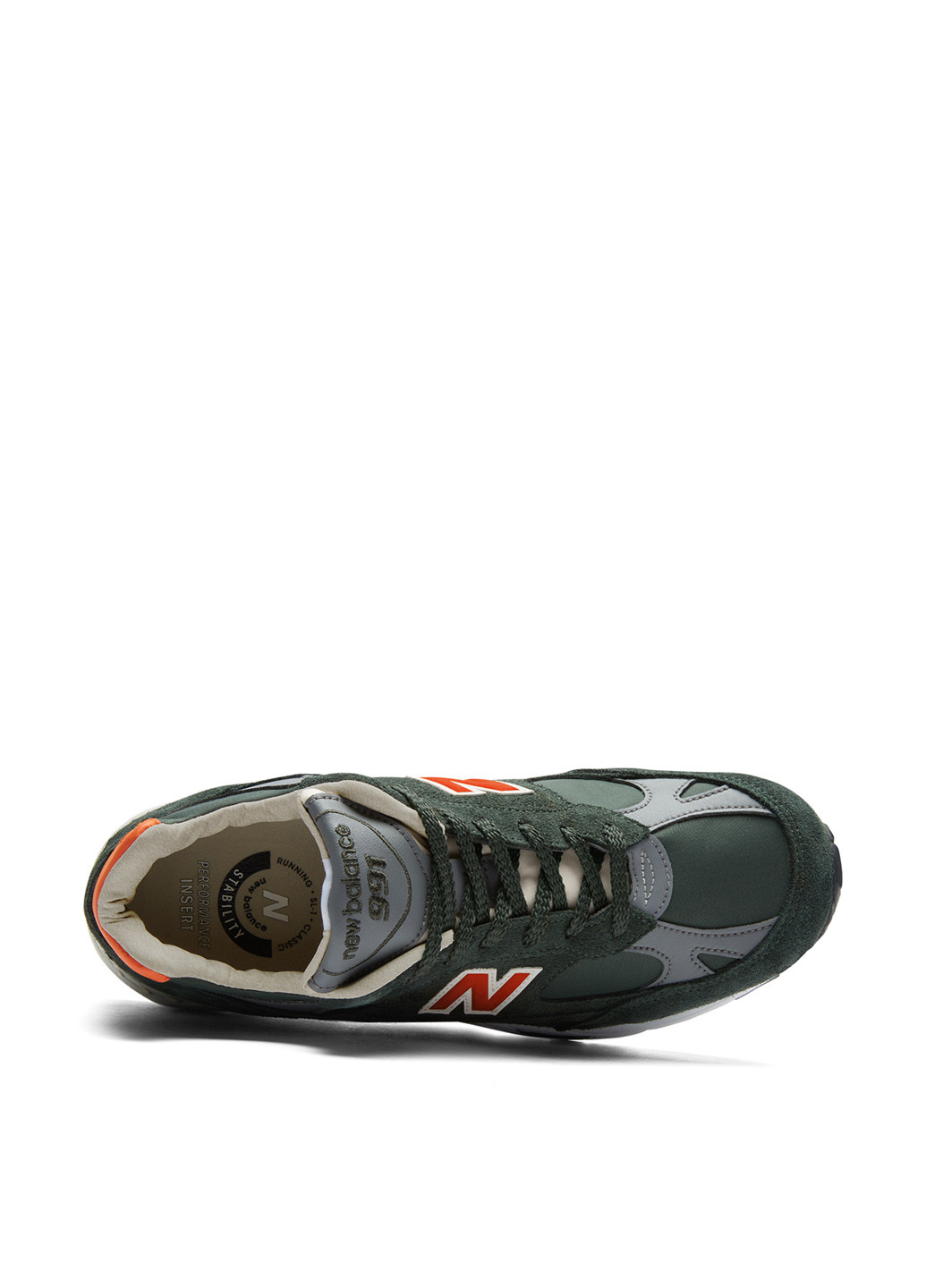 Зеленые демисезонные кроссовки New Balance 991 MADE IN UK